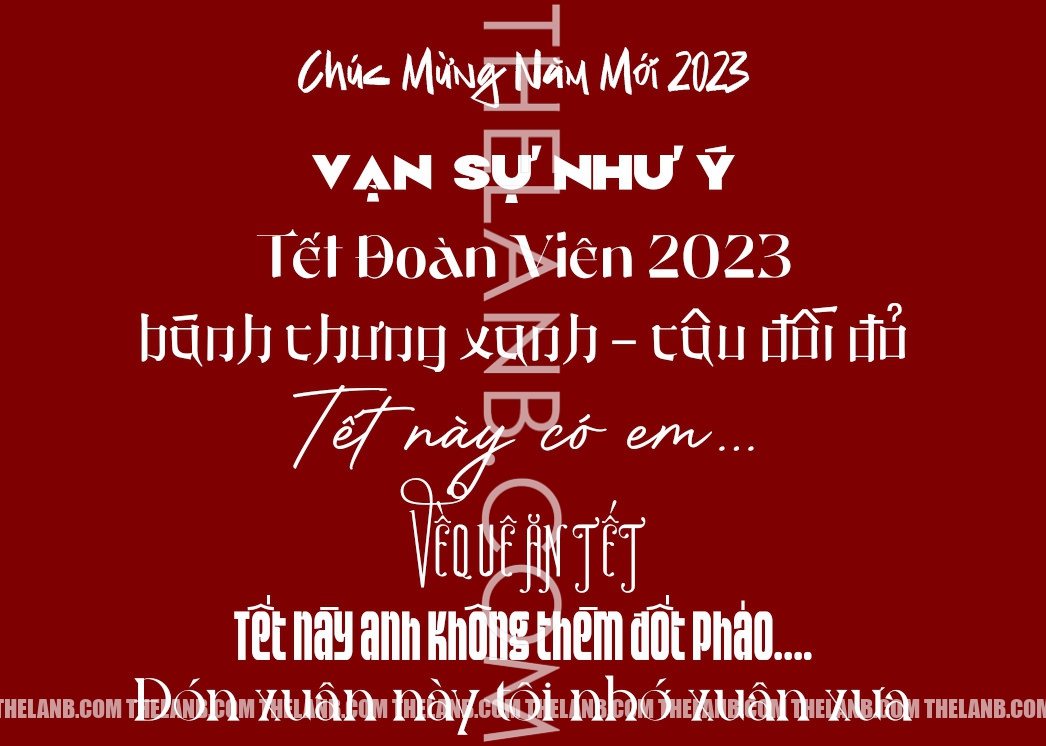 [Share Font Việt Hoá] Bộ Font Chữ Thích Hợp Cho Mùa Tết 2023 Cực Đẹp